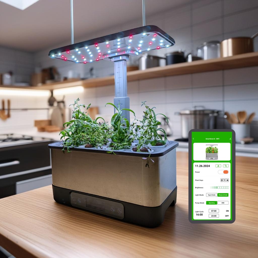 Smart Grow 8 - WiFi Indoor Hydroponics System